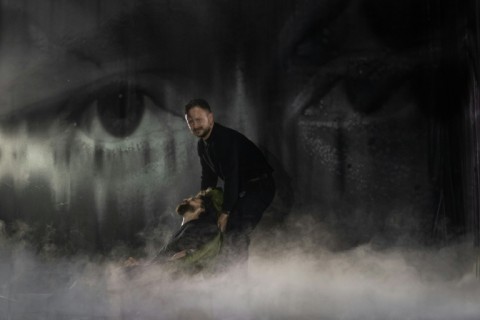 The performance reflects experiences of servicemembers and civilians in wartime Ukraine