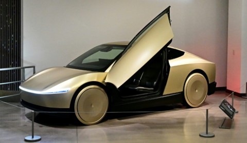 The Tesla Cybercab prototype was unveiled in 2024