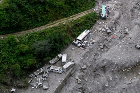 Roads that once connected remote communities have been washed away, while bridges lie destroyed or have completely disappeared