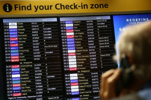 More than 2,000 flights to and from the UK were hit over two days