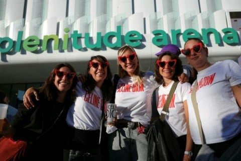 Around 30,000 fans flocked to the Plenitude Arena on the western edge of the French capital for the sold-out show
