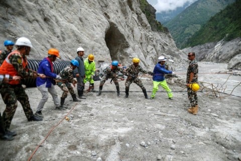 Sanjay Sah said he chanted Hindu prayers to 'not be scared' while trapped in the tunnel for 10 days