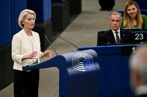 European Commission President Ursula von der Leyen says she will work with AI companies on taming the pace of advance. Canadian Prime Minister Mark Carney has said AI safety is crucial