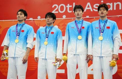 China extended their dominance in swimming at the Asian Games pool in Tokyo