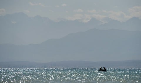 What submerged the city under Issyk-Kul remains a mystery