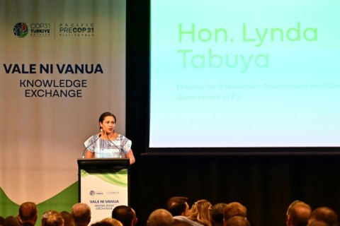 This week's talks in the Fijian city of Nadi and on the atoll nation of Tuvalu are a precursor to the larger UN-sponsored global climate summit -- known as COP31 -- to be held next month in Turkey