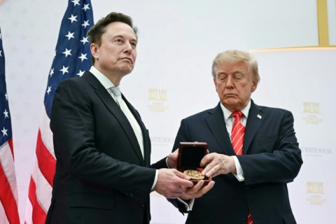 Trump gives 'national treasure' Musk top US medal