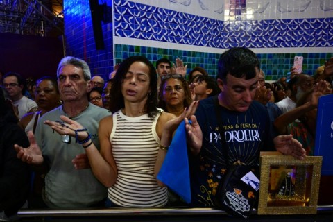Brazilian Catholics revere the country's patron saint, Our Lady of Aparecida