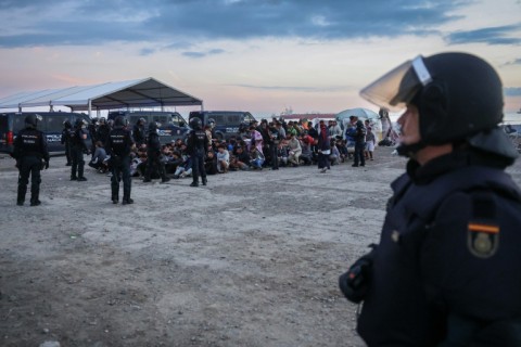 The authorities have set up temporary shelters and cleared the main camps on the beaches