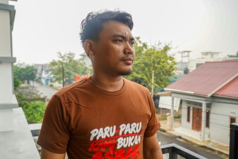 Sisilius Rami says the haze in Indonesia's West Kalimantan affects every aspect of daily life