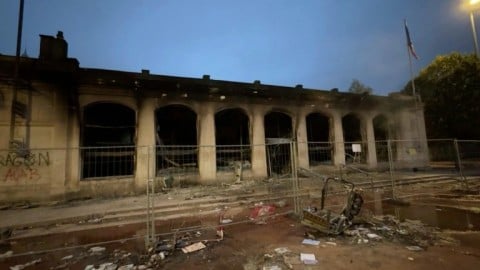 There was a trail of destruction left in Lyon and in other cities