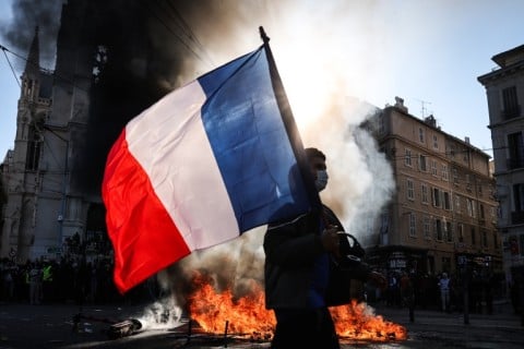 French President Emmanuel Macron slams rioters who had looted several cities