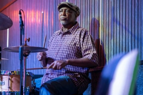 Percussionist Mountaga 'Taga' Koite is the only founding member of Orchestra Baobab still playing with the band