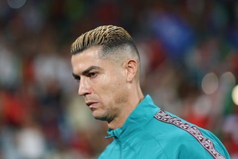Ronaldo nach Verlassen des Trainingslagers der portugiesischen ...