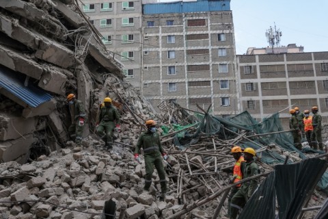 John Ogallo, vice-president of the Institution of Engineers of Kenya, said there were warning signs about the building before it collapsed