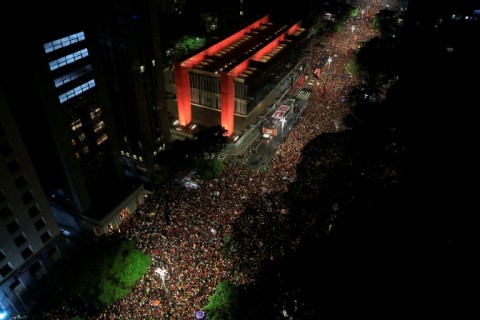 Lula supporters packed Sao Paulo’s main avenue following his election win