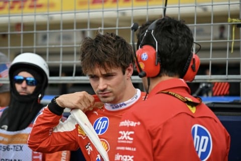 Ferrari's Monegasque driver Charles Leclerc