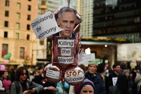 Canadians concerned about the environment have criticized Prime Minister Mark Carney over what they say are policies favoring the economy over climate protections