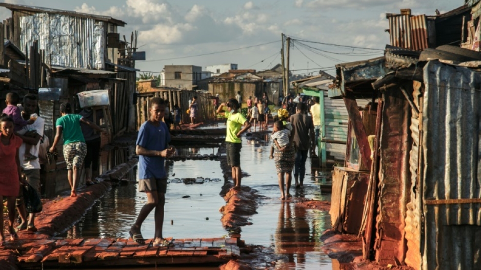 Torrential rain from tropical storm Ana flooded homes in Madagascar's capital Antananarivo in January