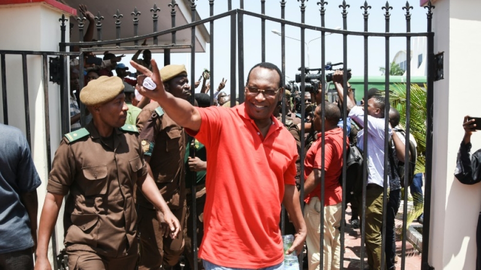 Chadema party chairman Freeman Mbowe was arrested in July 
