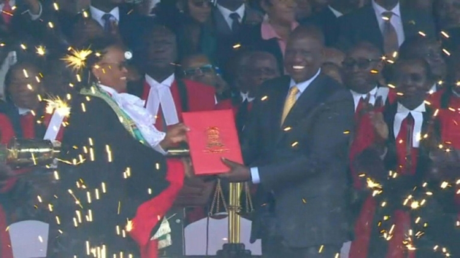 Kenyan President William Ruto sworn into power in Nairobi