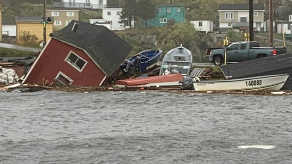 Damage caused by Hurricane Fiona in Newfoundland and Labrador province, Canada