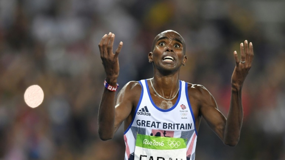 Britain's Mo Farah is a double 5,000m and 10,000m gold medallist at the 2012 and 2016 Olympics