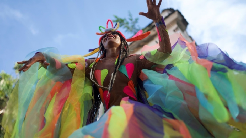 This is the first year Rio has authorized carnival street parties since Covid-19 hit Brazil