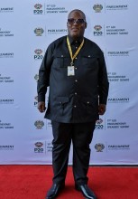 MP Mzwanele Nyhontso arrives at Parliamentary Precinct ahead of the SONA