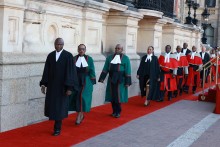 Heads of Judiciary arrive at Parliamentary Precinct ahead of the SONA