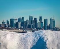 Downtown Montreal, Canada, seen January 27, 2023, saw temperatures as low as minus 41 degrees Celsius the afternoon of February 3, 2023

