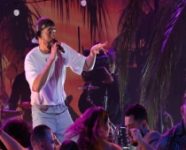 Puerto Rican reggaeton star Bad Bunny opened the Grammys gala in Los Angeles