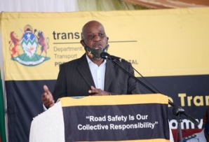 KZN Transport, Community Safety and Liaison MEC Bheki Ntuli