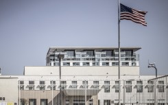File: A general view of the US Consulate in Johannesburg. MARCO LONGARI / AFP