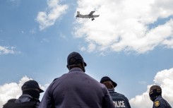 File: South African Police Service (SAPS) officers. EMMANUEL CROSET / AFP