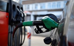 File: A fuel pump. AFP/Daniel Leal