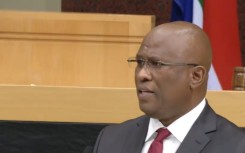 Eastern Cape Premier Oscar Mabuyane. (eNCA\Screenshot)