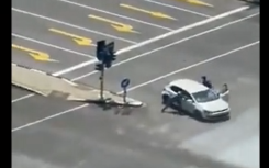 Police Hijacking in Sandton