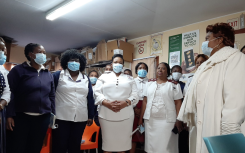 Community Health Care Workers and Nurses at Sebokeng's Zone 17 Clinic.