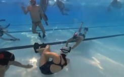 The Van Rhyn family are headed to Australia to represent South Africa in the World Underwater Hockey Championships. (eNCA\screenshot)