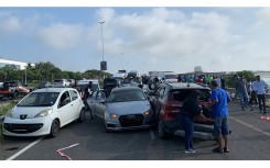 There’s been a major accident on the M41, just before the road joins the M4. 