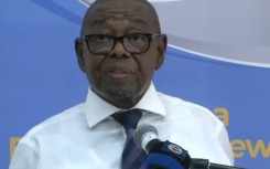 Higher Education Minister Blade Nzimande visited the university to assess the situation. (eNCA\Screenshot)