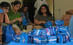 Initial attempts to distribute sanitary products for flood victims met resistance in conservative Pakistan