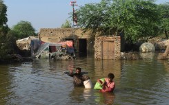Some people in flooded parts of rural Sindh are refusing to evacuate for fear their smallholdings may be snatched by unscrupulous land barons