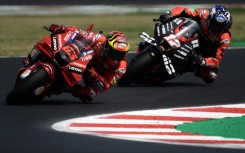 Ducati's Italian rider Francesco Bagnaia won the San Marino MotoGP for his fourth successive win to pile the pressure on series leader Fabio Quartararo