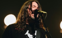 Former Nirvana bandmember and current Foo Fighters frontman Dave Grohl, seen here in February 2022, had another lawsuit against him and other defendants thrown out over a photo of a naked baby on their the 90s album "Nevermind"