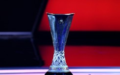 The Europa League trophy. This season's final will be played in Budapest
