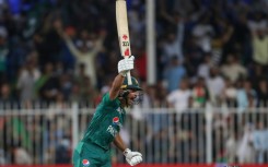 Naseem Shah hit two sixes in the final over to send Pakistan into the Asia Cup final