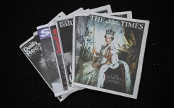 A picture of the 27-year-old Elizabeth taken at her 1953 coronation covered the front page of several British newspapers