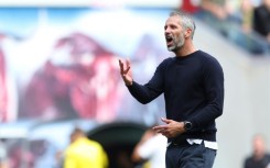 Leipzig's German head coach Marco Rose won his first game in charge with a 3-0 win over Dortmund. 
